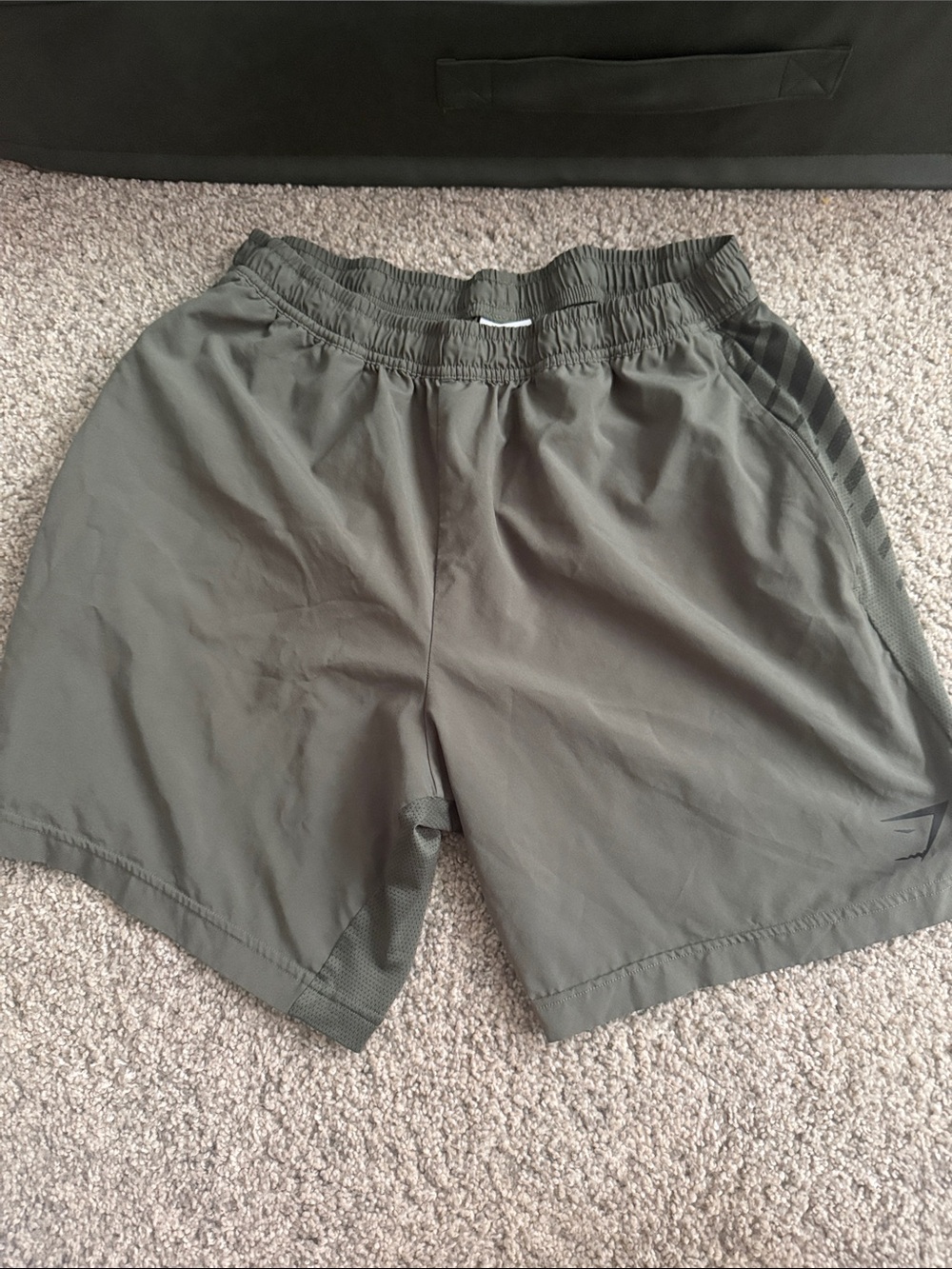 Gymshark Men's Athletic Shorts in Olive